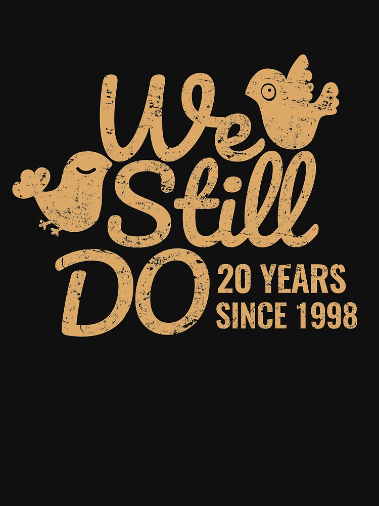 China Wedding Anniversary Gift Tee Twenty Years of Marriage Couple Clothing, Phone Cases And Other Gifts by MemWear
