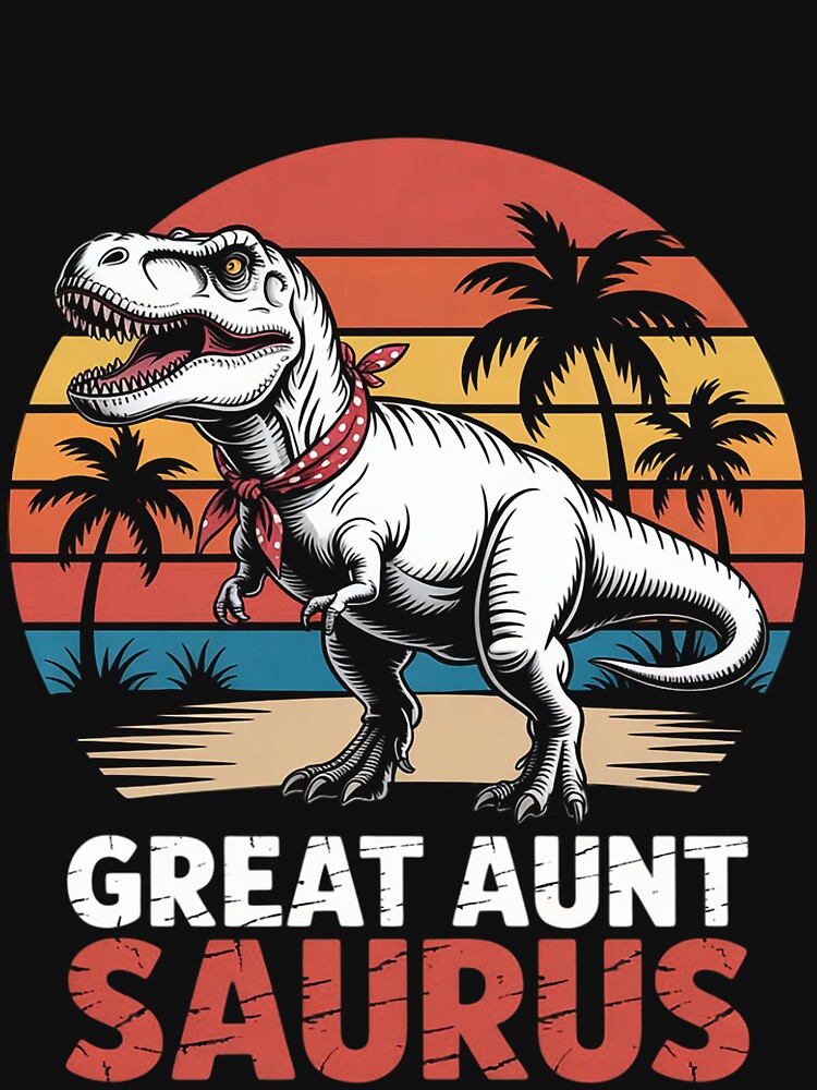 Great auntsaurus T Rex Dinosaur Great aunt Saurus Family by RatCurry