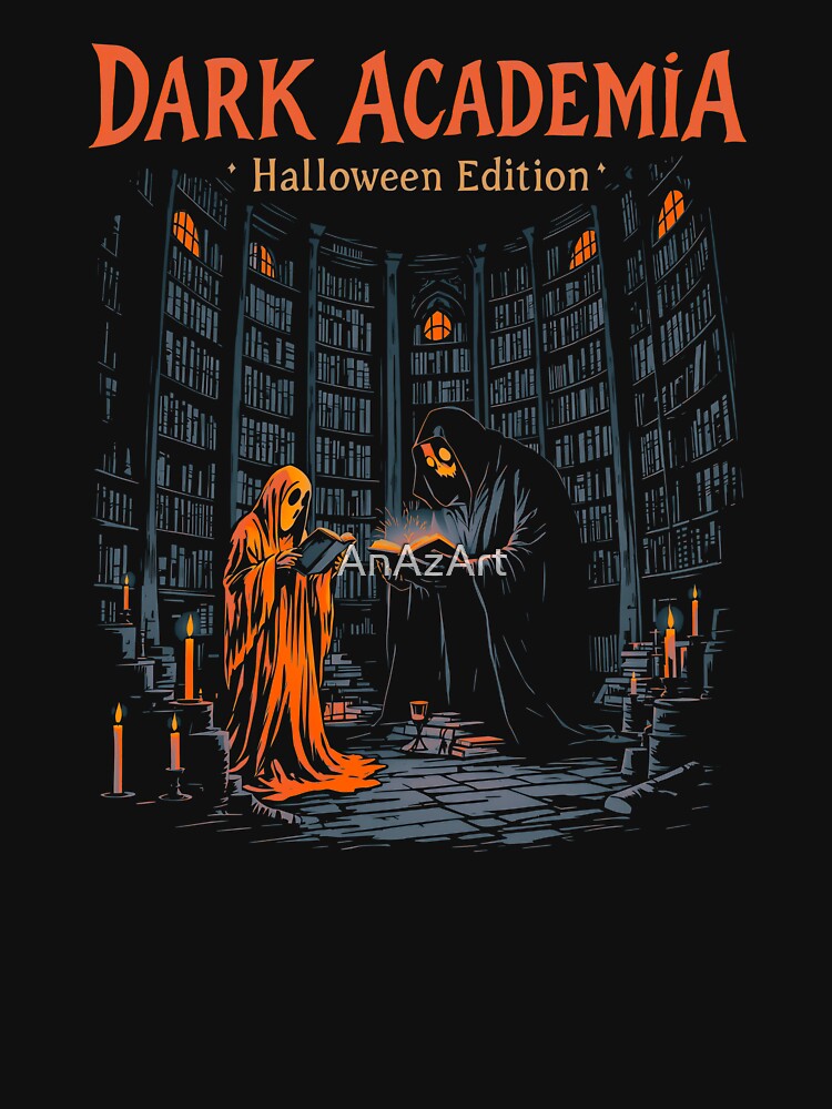 Dark Academia Halloween Edition | Spooky Ghosts Library by AnAzArt