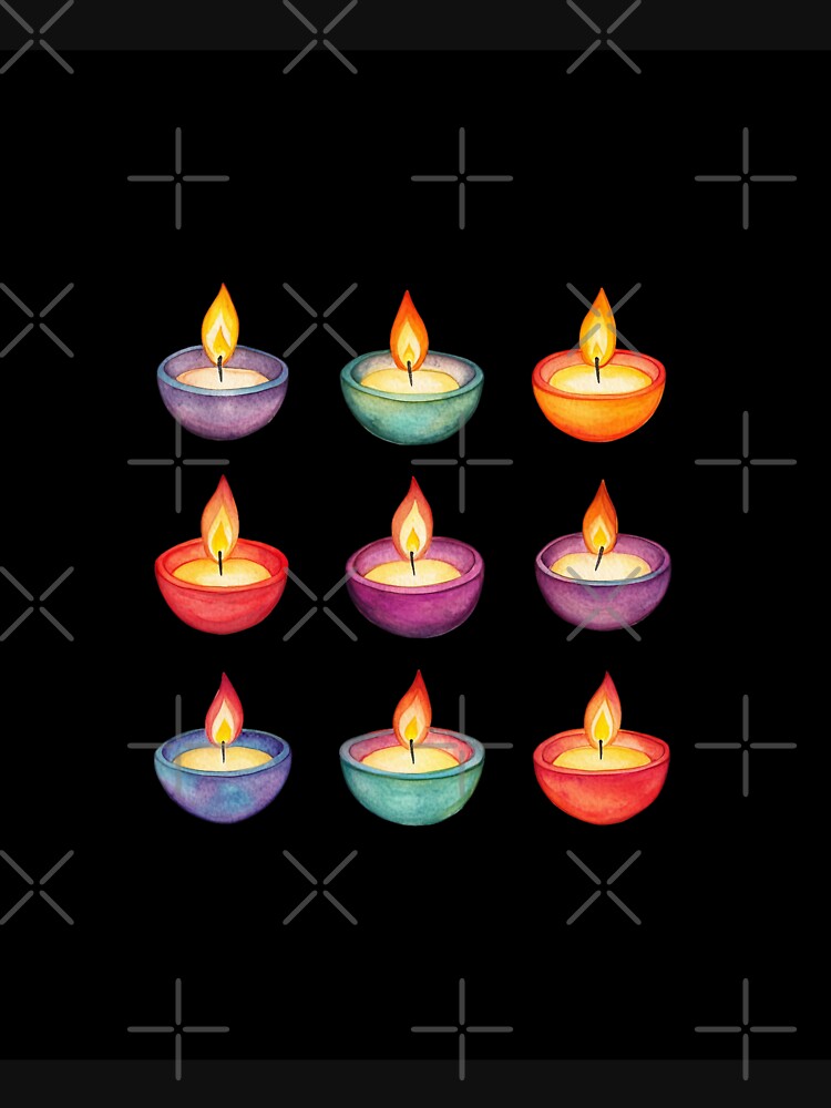 Festival of Light,yoga Happy Diwali ver 9a| matrics Lights | Indian Deepavali Celebration with Diyas, Rangoli & Lord Ganesha | Hindu Festival Art & Gifts by mndesignworx