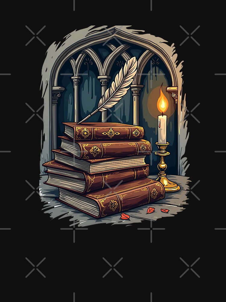 Dark Academia Vintage Library Aesthetic for Book Lovers by VibeTCreations