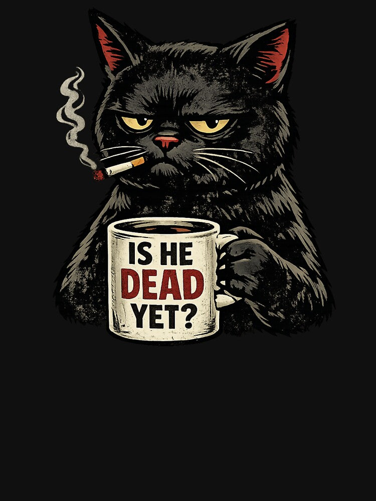 Is He Dead Yet Cat by super-think