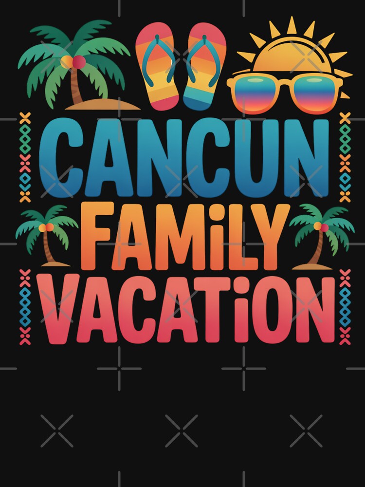Cancun Family Vacation Tropical Beach Trip by Nzgiftsandmore