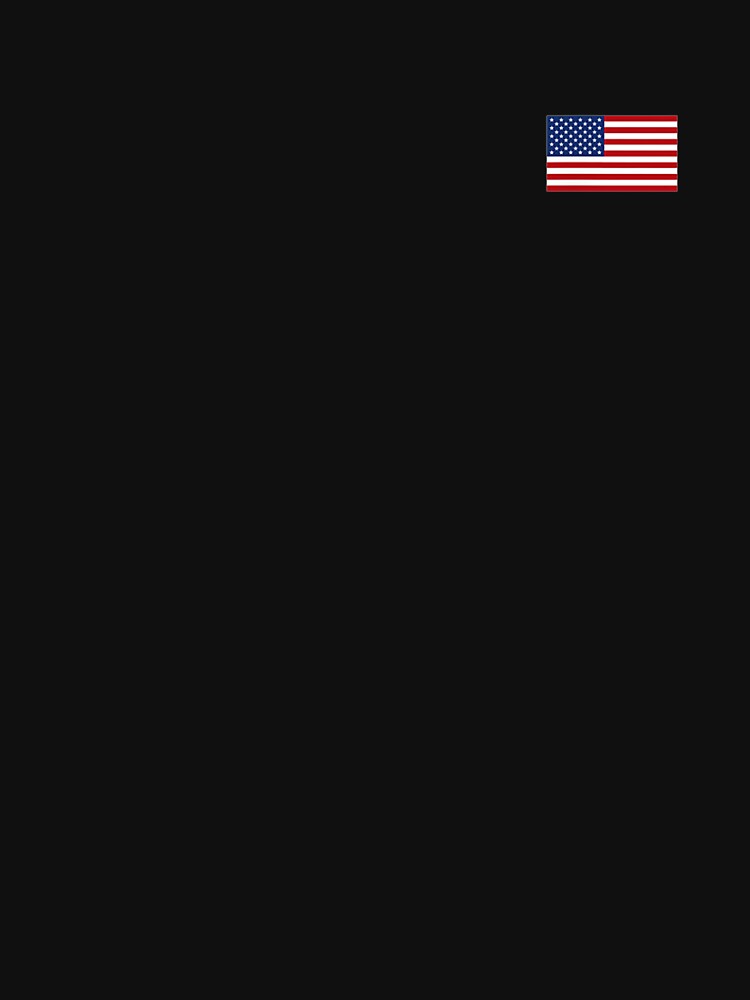 American Flag Women Men Left Chest Patriotic Usa by mylahKristian