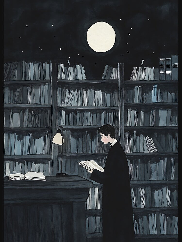 Dark Academia: Gothic Study Room by bapupa