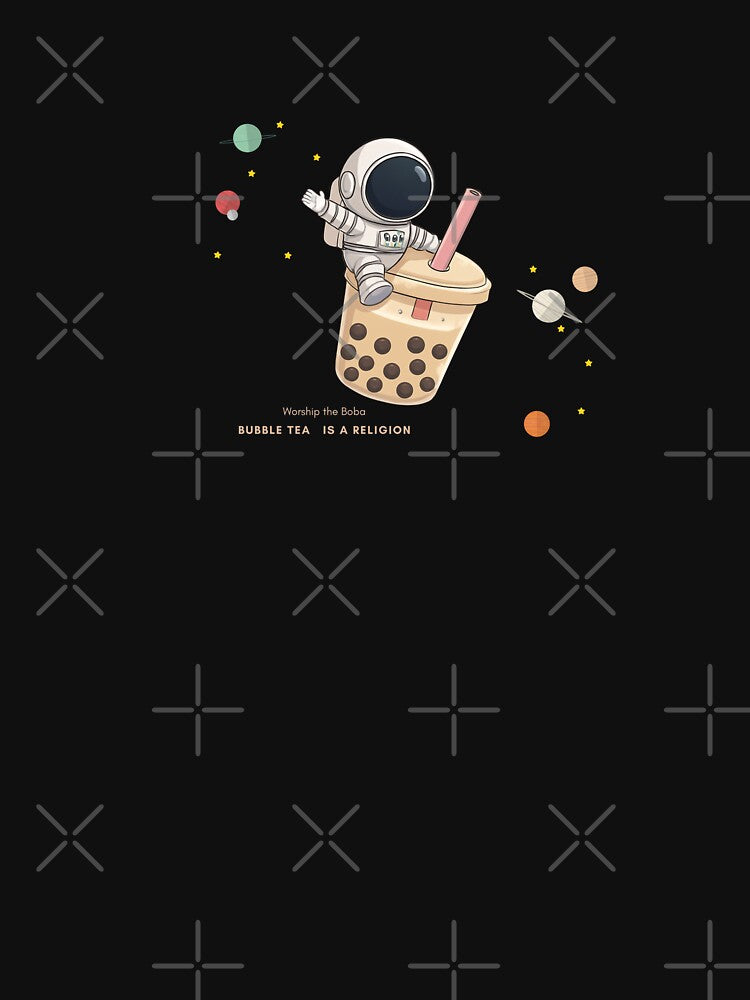 Bubble Tea Astronaut Shirt – Cute Boba Rocket Space Design by liveinbeauty