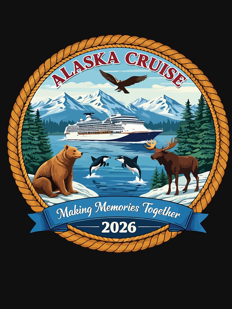 Alaska Cruise 2026 Family Group Matching Vacation Trip by kiralynstration