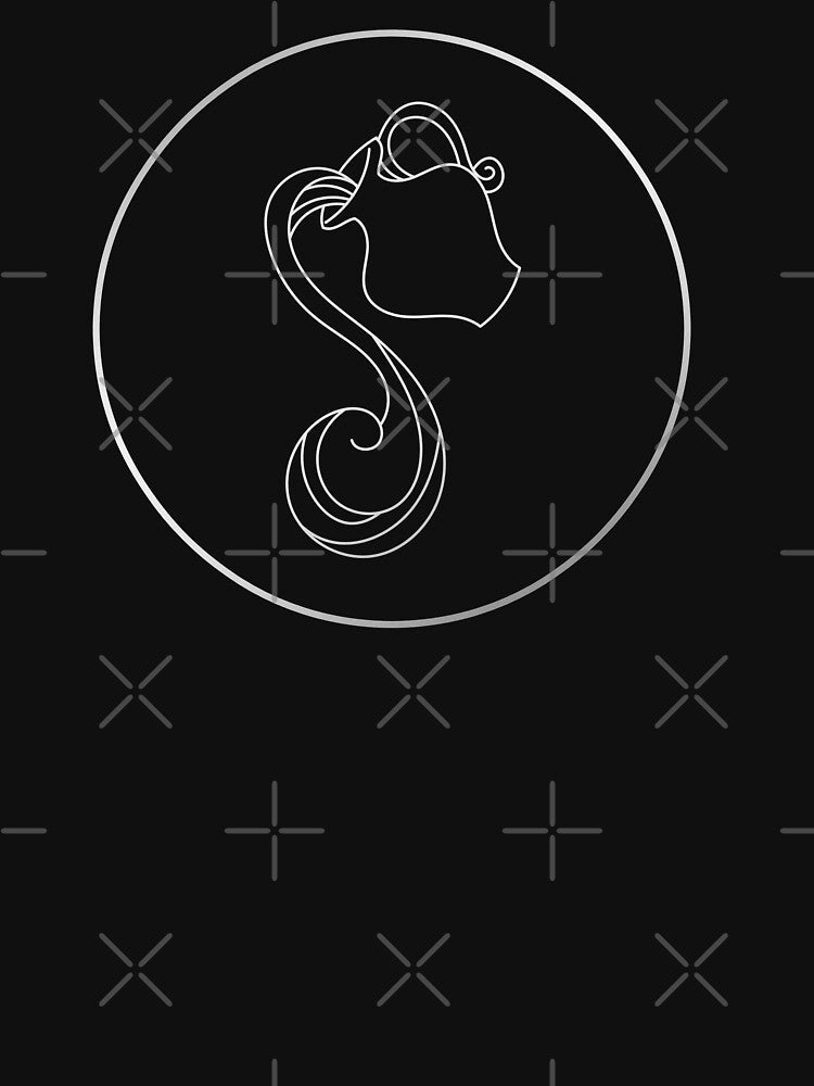 Aquarius Zodiac Art Silver by Felicity-K