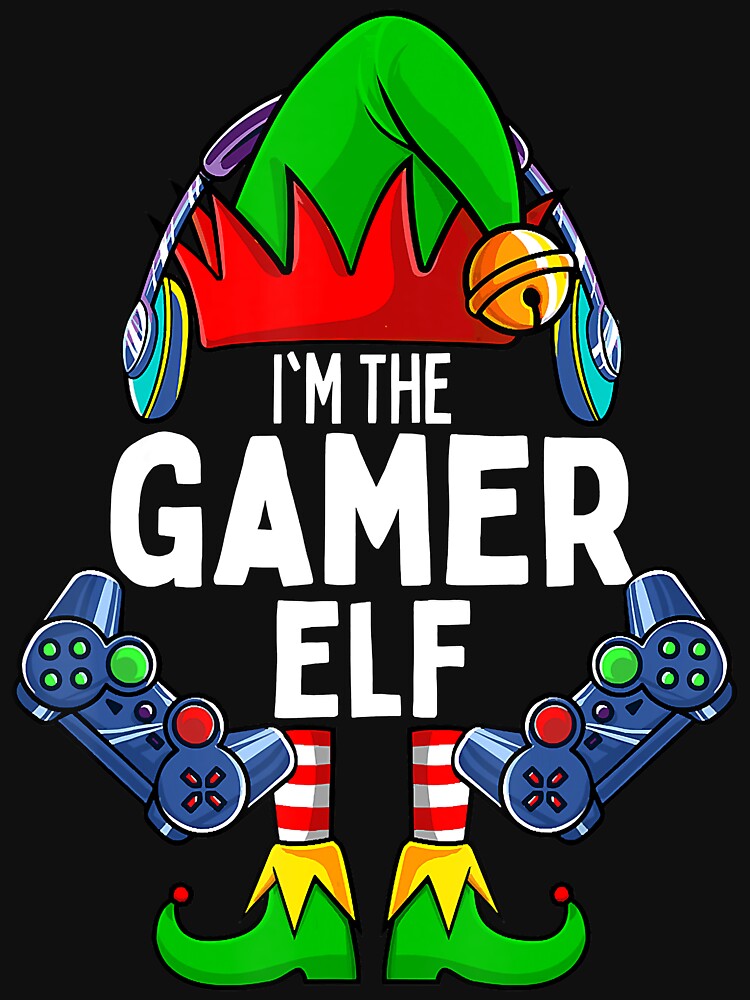 Gamer Elf Matching Family Christmas by BrandyBare