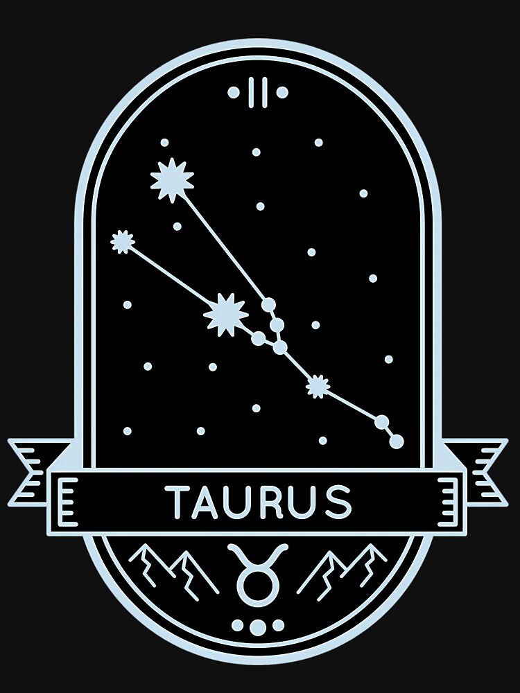 Taurus Constellation Minimal Badge by thccelcdjhw5
