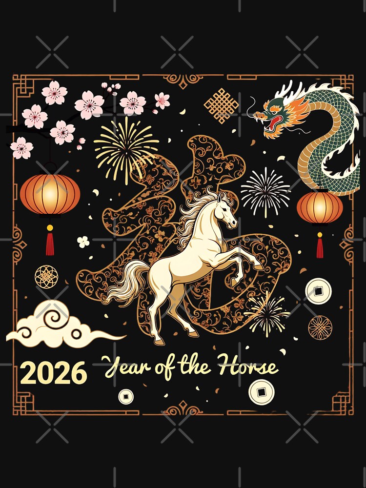 Majestic 2026 Horse Lunar Festival Art by GrumpySableye