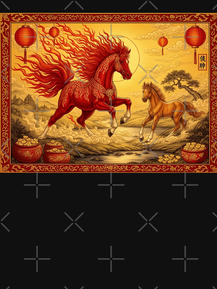 Year of the Fire Horse Baby by aykiradesigns