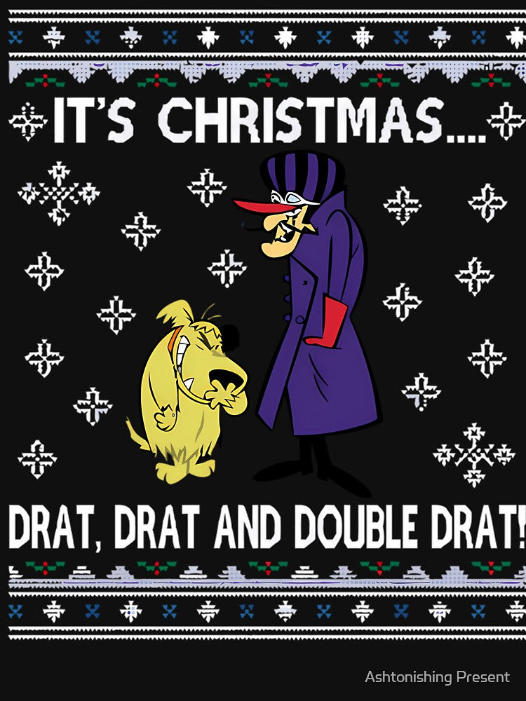Villain Dog Holiday Pattern by Ashtonishing Present