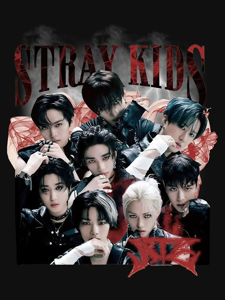 stray kids 90s retro vintage by deristageagadir