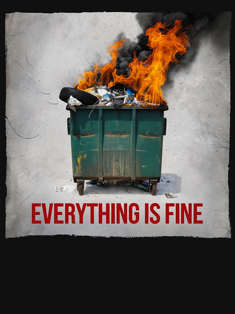 Dumpster Fire by Angry Swan Designs