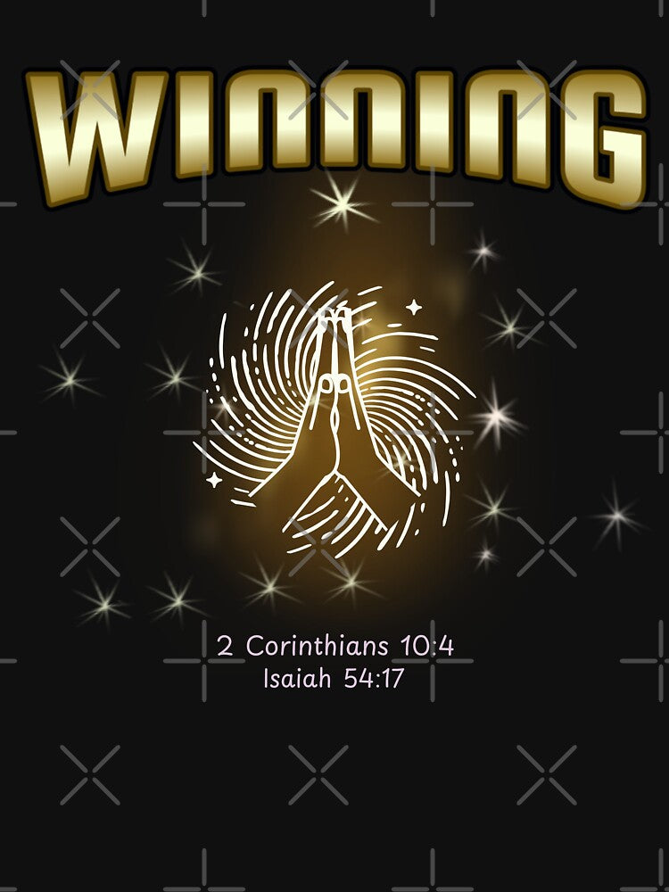 Winning Through Prayer Faith Based Men Women by HeavenlyHuesStudio