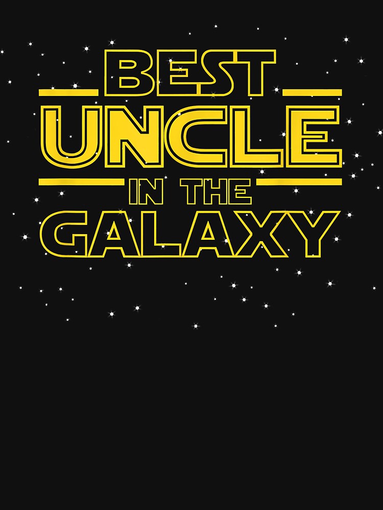 Uncle Shirt Gift for New Uncle, Best Uncle in the Galaxy by SeppeGoffin