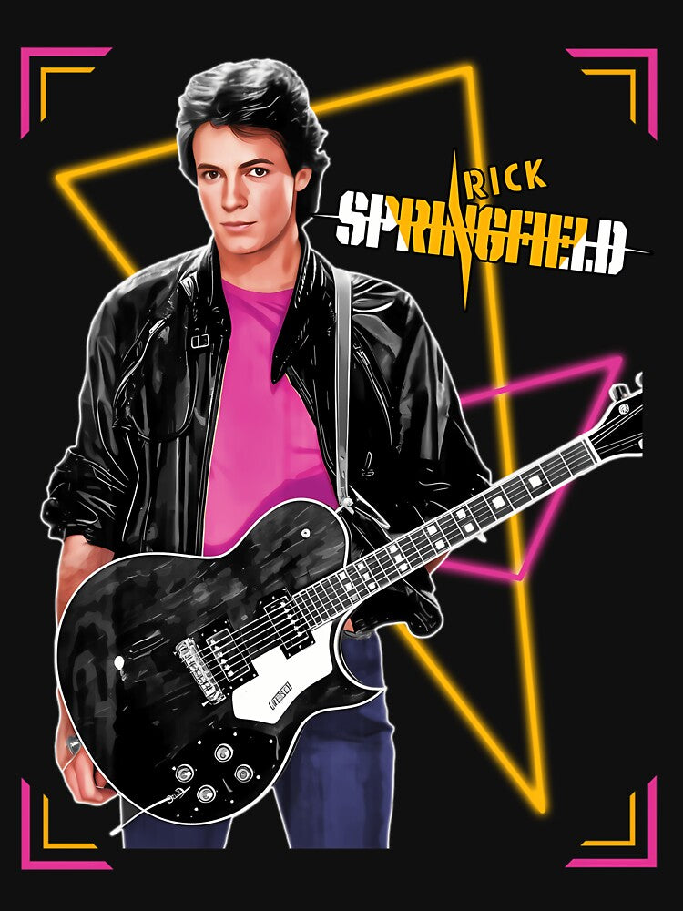 Rick Springfield Neon Concert Style Design by deardorffan