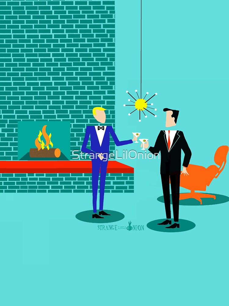 Mid Century Modern Gay Couple by StrangeLilOnion