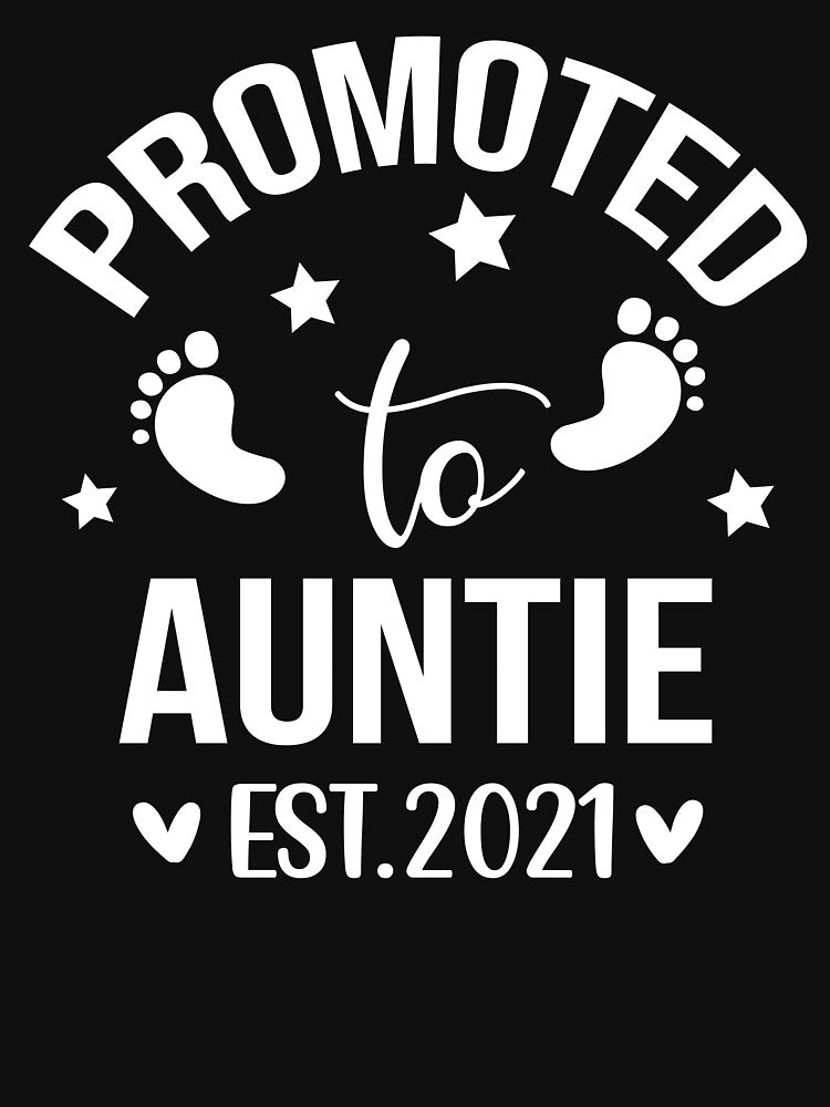 Promoted To Auntie Est 2021, Baby Announcement by khaled11591