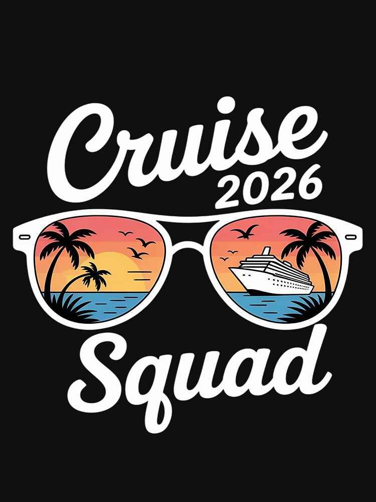 Cruise Squad 2026 Summer Vacation Matching Family by HudsonErik