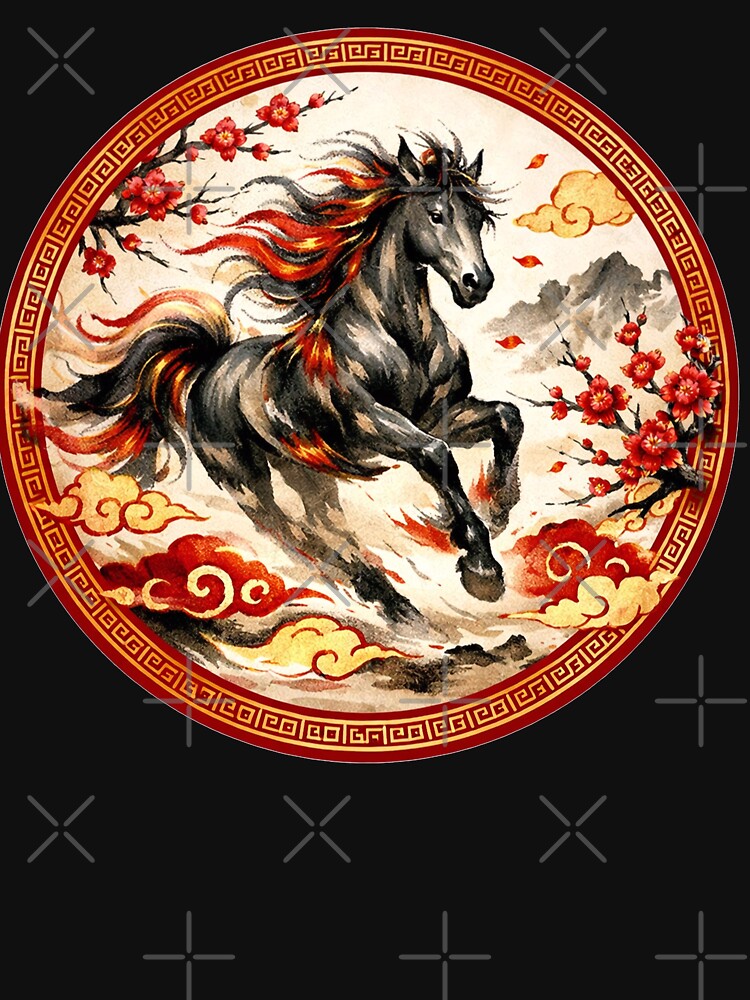 Fire Horse 2026 Lunar New Year Papercut Art by PixelQ