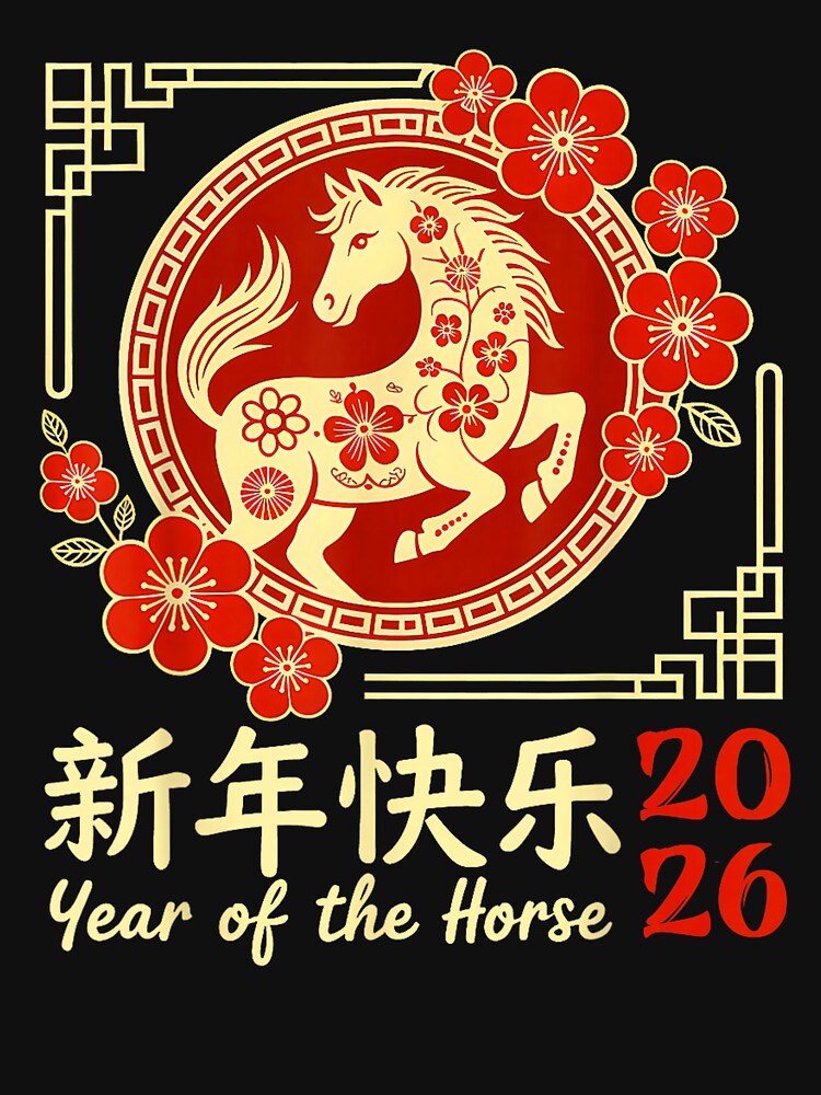 2026 Year Of The Fire Horse Chinese Zodiac Chinese by BASKF