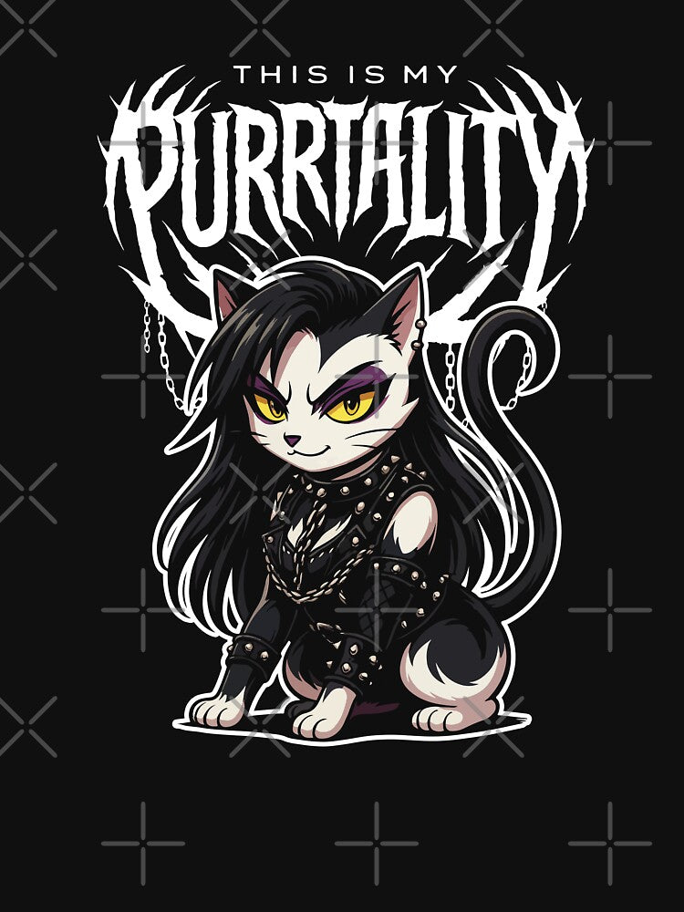 This Is My Purrtality Ripley Cat by GhoulishGraphX