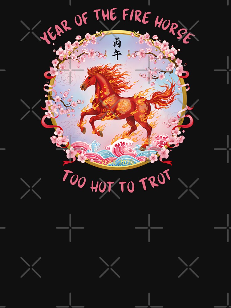 Fire Horse 1966 Elegant Chinese Zodiac - Too Hot To Trot Mare by ThreeFreestones