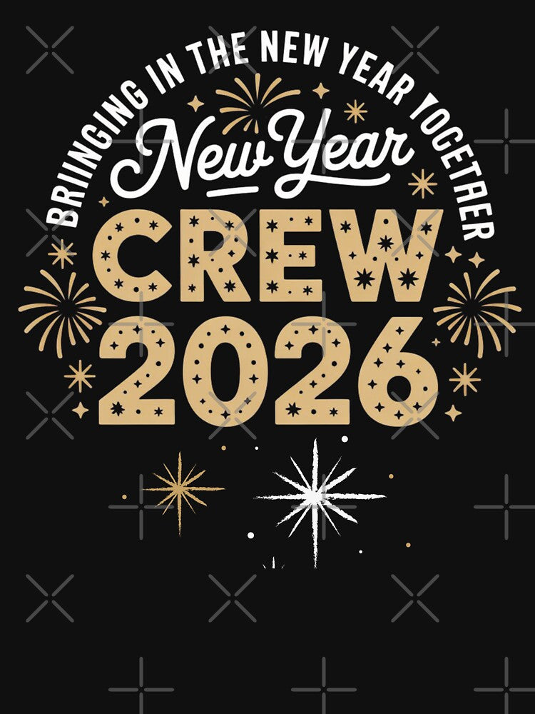 Copie de New Year Crew 2026 Family Bringing in The New Year Together by ZACK ART