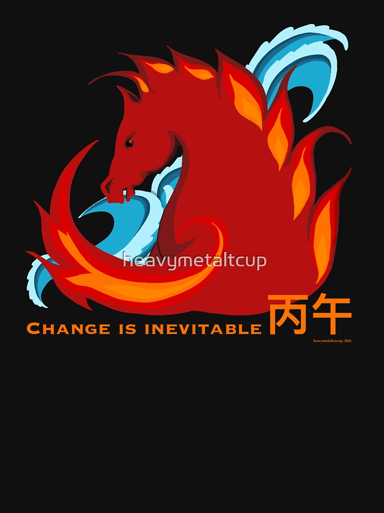 2026: Year of The Fire Horse, Hinoe-Uma by heavymetalteacup