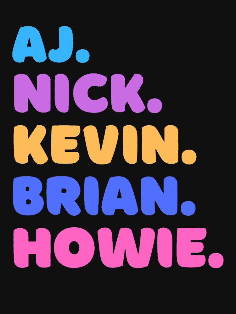 AJ, Nick, Kevin, Brian, Howie by SandraTorrez