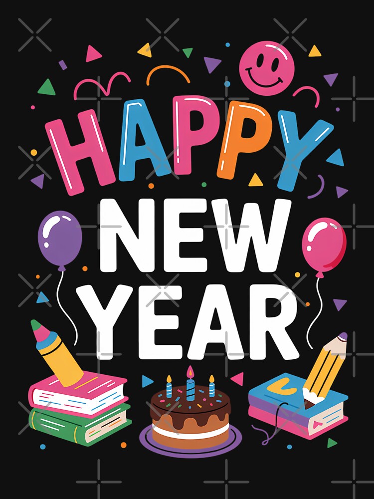 Happy New Year 2026 New Years Eve Party Teacher by WalshDrawnLaugh