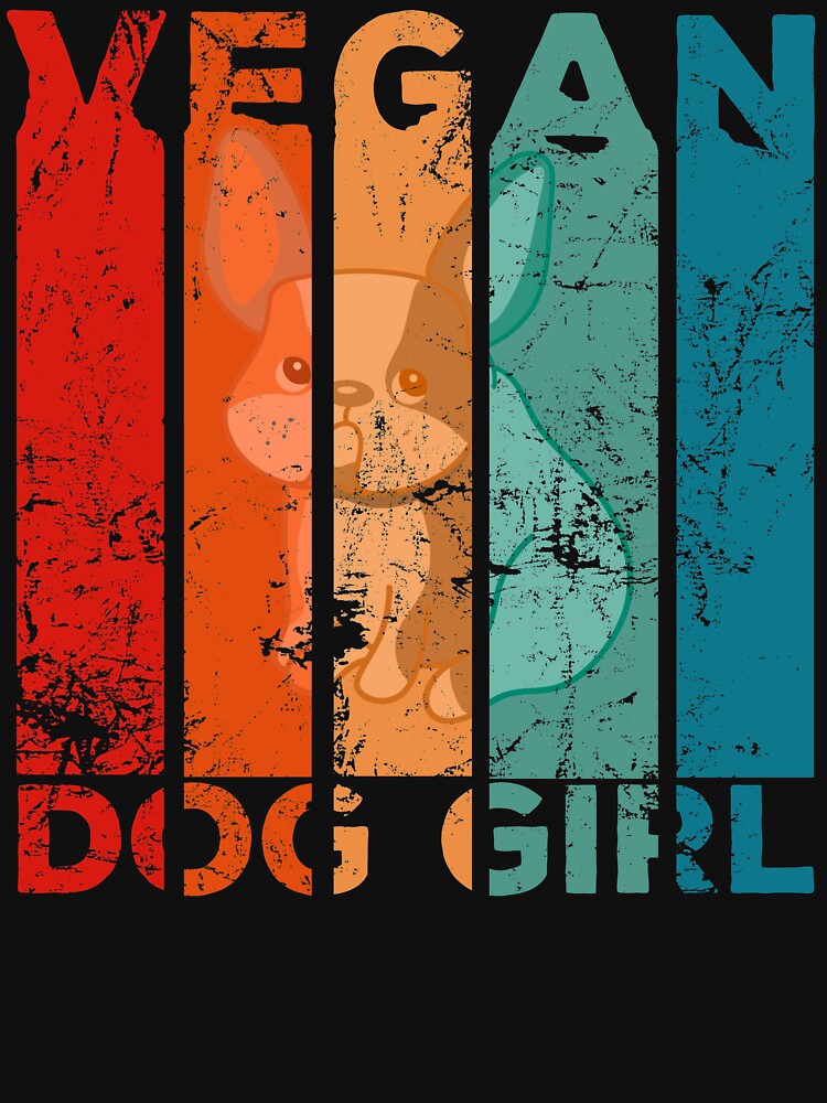 VINTAGE VEGAN DOG GIRL by noahs-shop