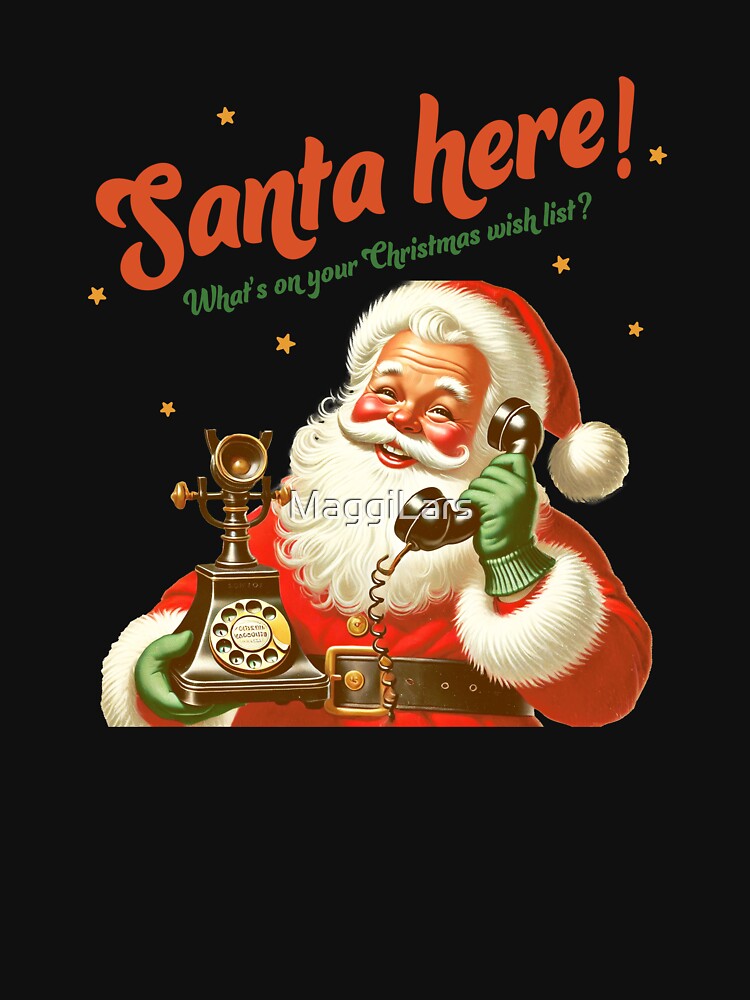 Vitnage Christmas Santa claus by MaggiLars