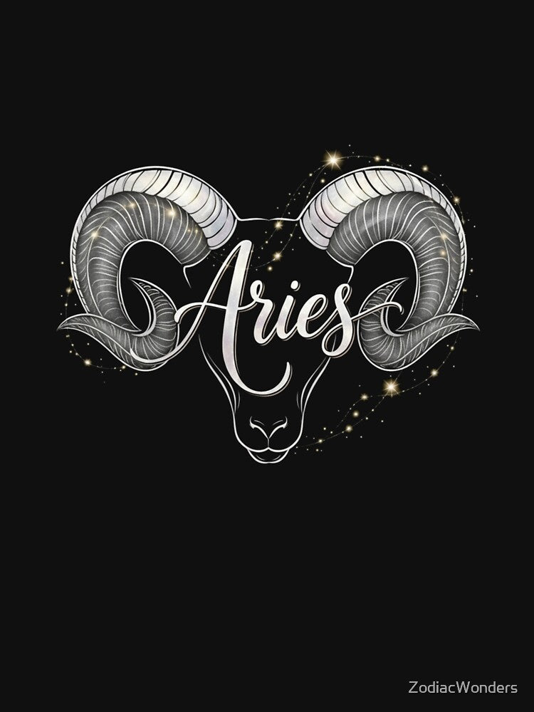 Celestial Aries Ram Art by ZodiacWonders