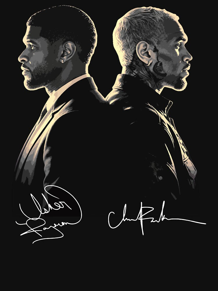 Chris- Brown -Usher Tour Signature Graphic by FreddieMorgans