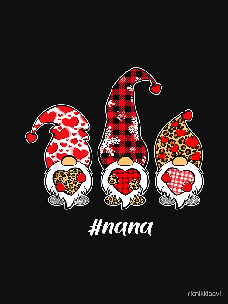 Leopard Nana Gnome Xmas Valentine Matching Family Group by ricnikkiaavi