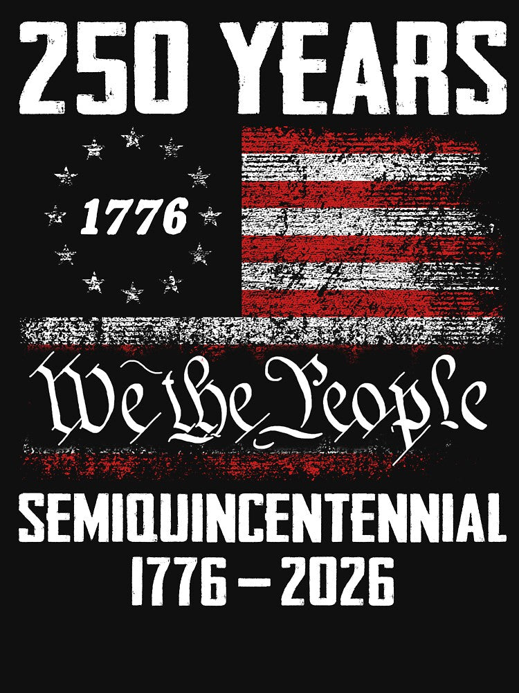 1776 2026 We The People USA 250 Years Semiquincentennial Design by Janetaq65