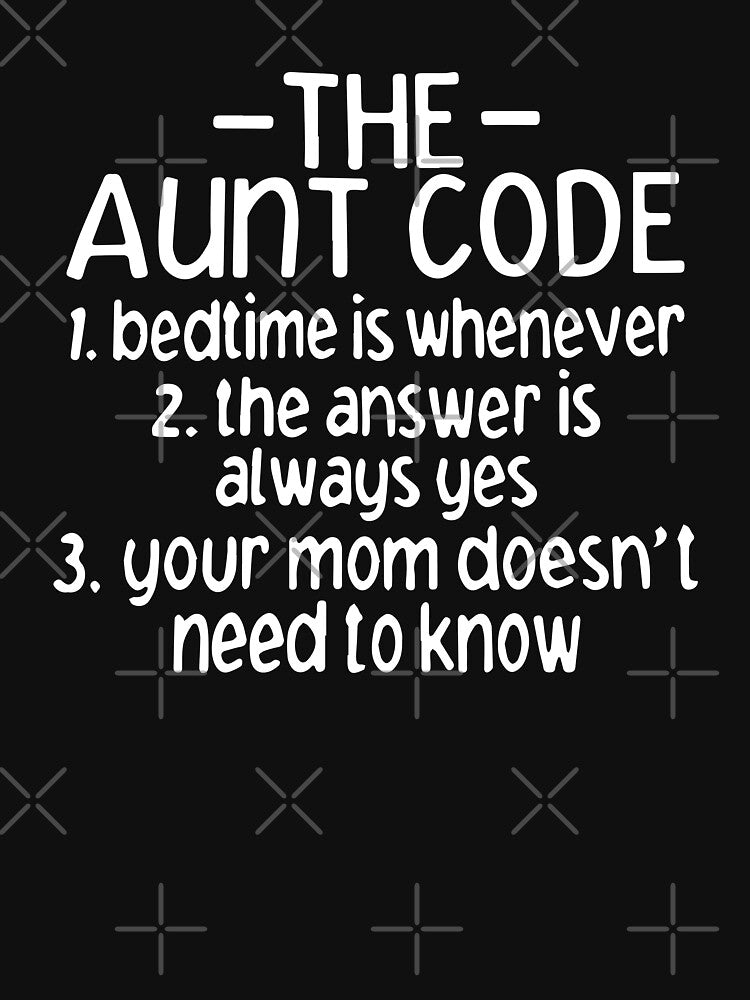 The Aunt Code Funny Aunt Definition Humor Cool Saying by ZimbomDesigner