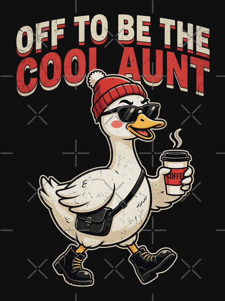 Off to Be The Cool Aunt Auntie Silly Goose Cool Aunts Vintage by CF_VintageDesign