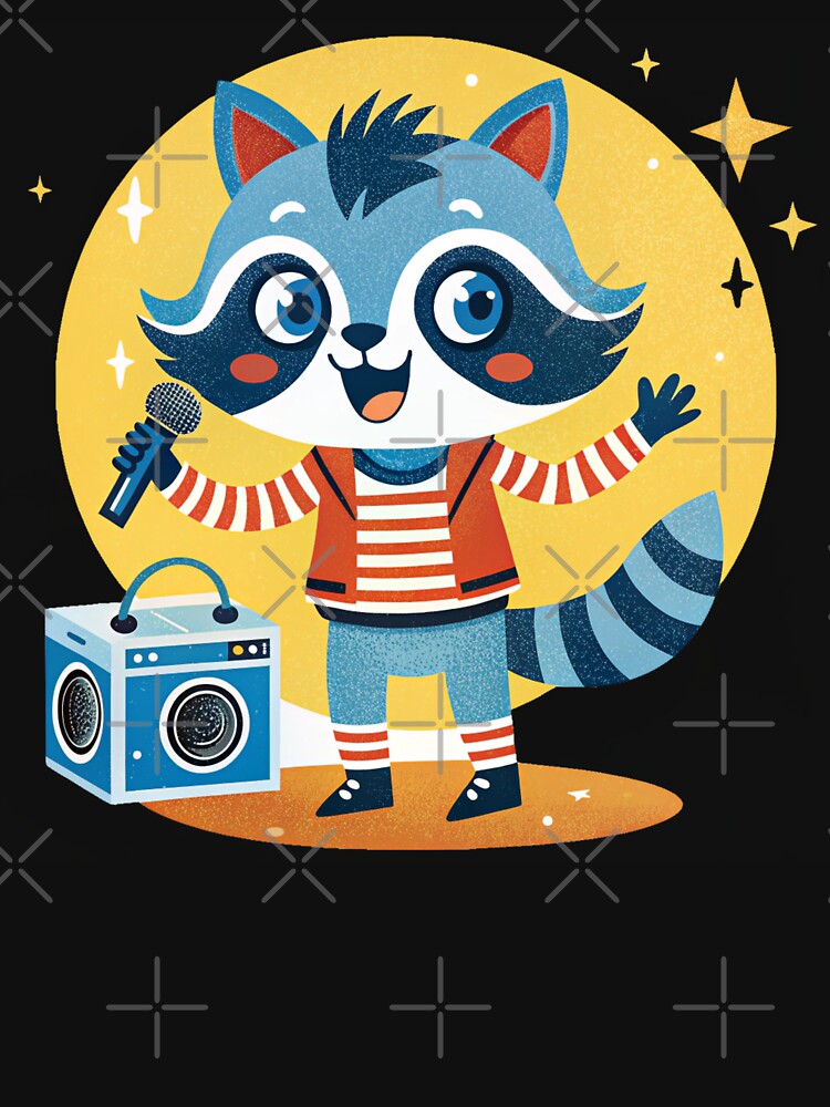 Popstar Raccoon Singing by zangess1