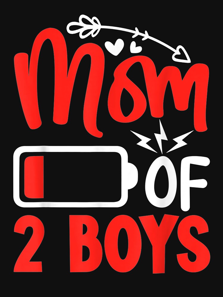 Mom Of 2 Boys Mothers Day Gift by sheilase