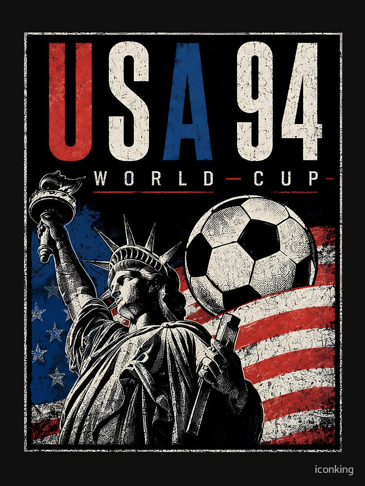 USA 94 World Cup Retro Soccer Vintage by iconking