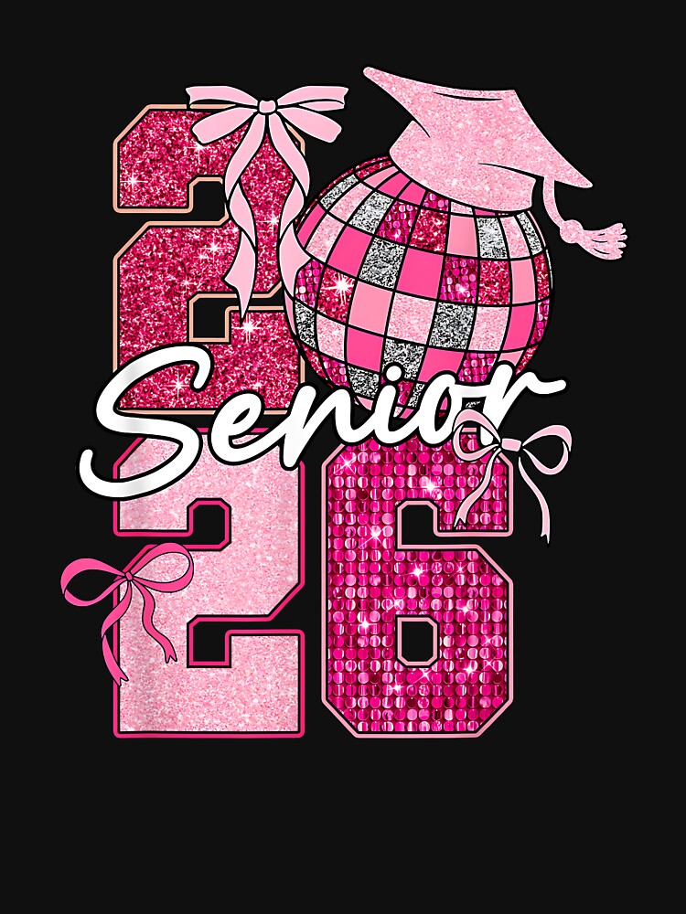 Retro Senior 2026 Coquette Bow Graduation Class of 2026 by Boutkimaewab