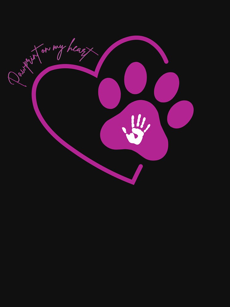 Pawprint heart by E.C.Creations