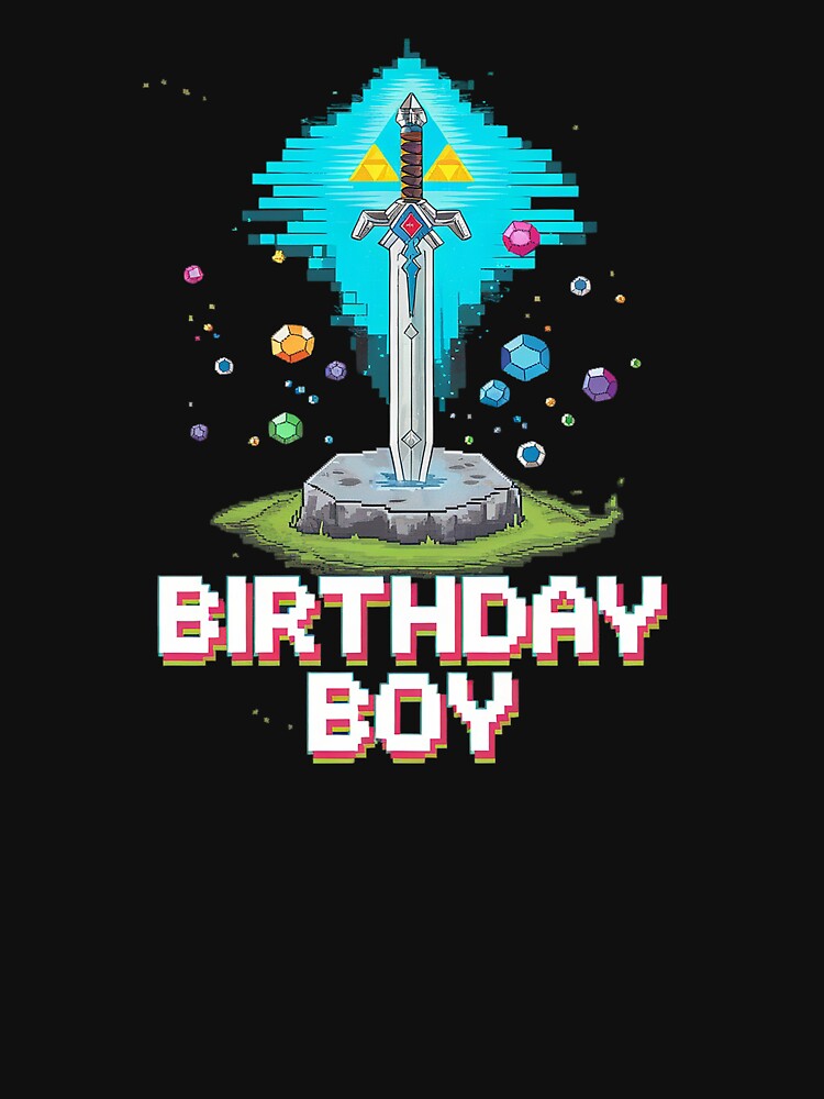 Im The Birthday Boy Video Gamer Pixel Number by SyntaxClaw