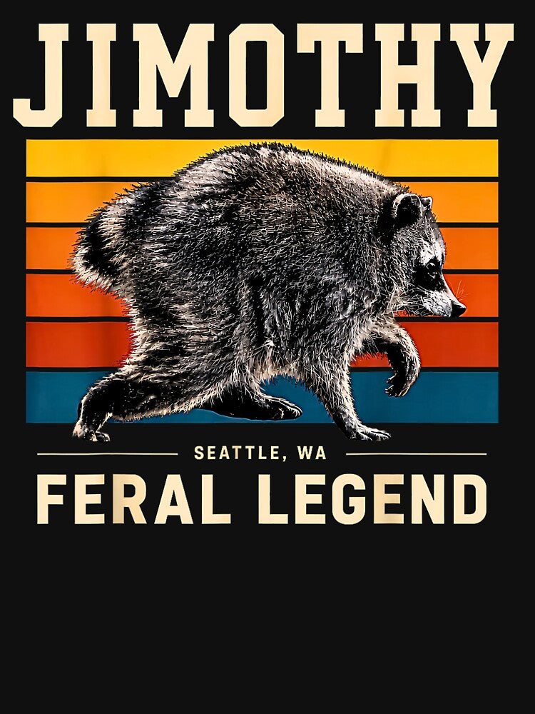Jimothy The Raccoon Seattle Feral Legend Meme Viral by Rahamkshop