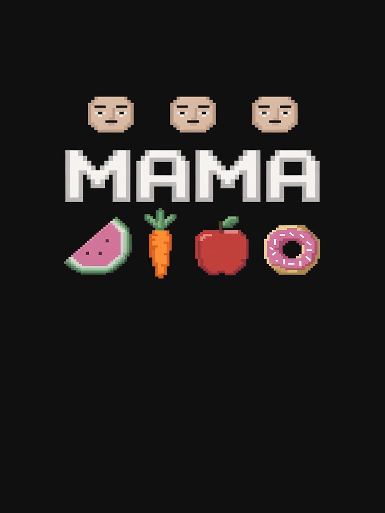 Dad And Mom Mama Of The Birthday Boy Video Gamer Pixel Party by SyntaxClaw