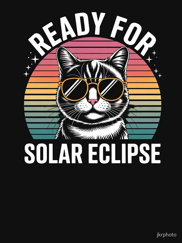 Cat with Sunglasses Ready for Eclipse by jkrphoto